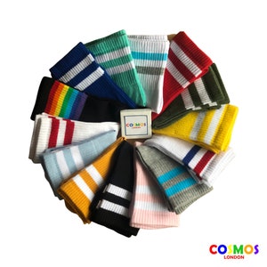 Colourful Striped Socks | Tennis Socks | Striped Socks for Unisex | Sport Socks | Pride Socks | Unisex Striped Socks | Personalized Gift