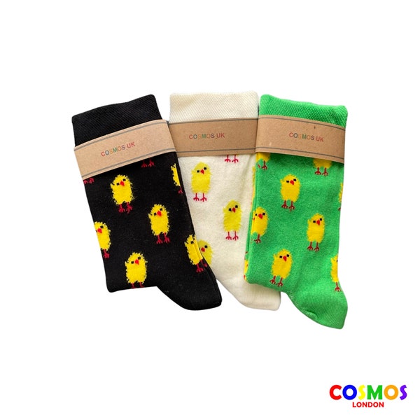 Chick Design Socks | Chick Print Ankle Socks | unisex Chick Socks | Animal Socks | Easter Socks | Fun Novelty Socks | Personalized Gift