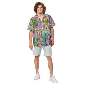 Contes Crèoles Unisex button shirt