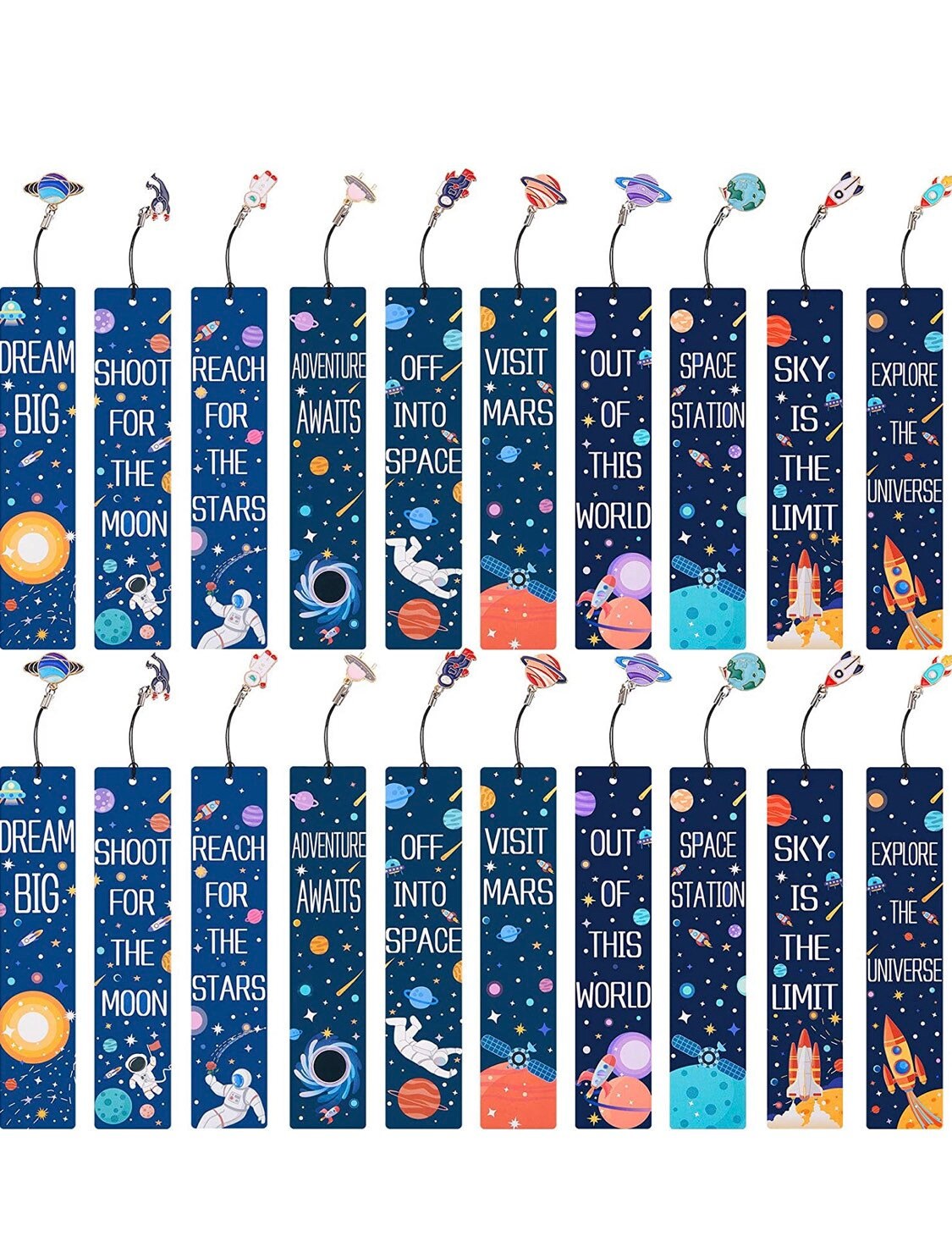Space Bookmarks/ Bookmarks/ Space Themed Bookmarks Etsy