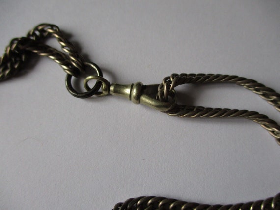 Victorian guard muff chain ladies pocket watch or… - image 2