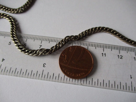Victorian guard muff chain ladies pocket watch or… - image 3