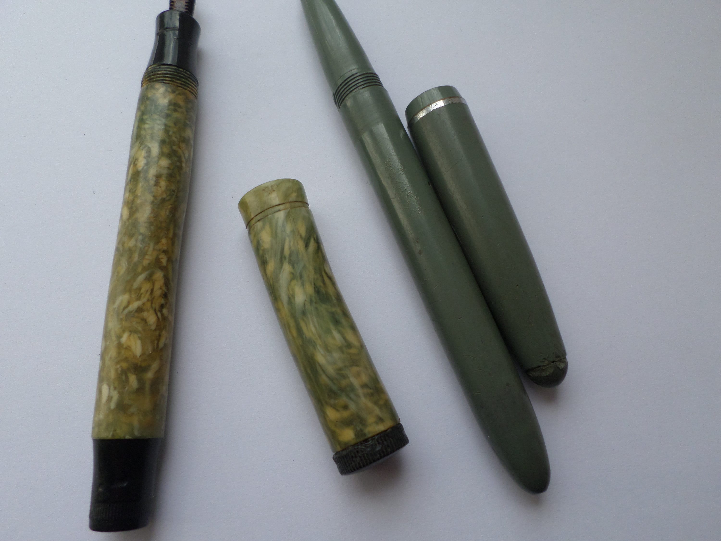 5 vintage fountain pens FOR REPAIR inc Platignum and Universal Etsy