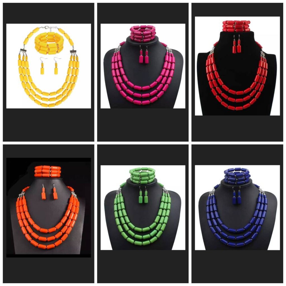 Nigerian wedding Necklaces Necklace Beads for Women Etsy