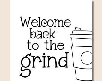 Back to the Grind | Etsy