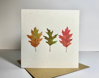 Autumn Leaves Greeting Card