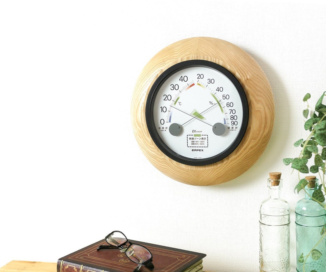 Japanese Crafts Thermometer and Hygrometer Etsy