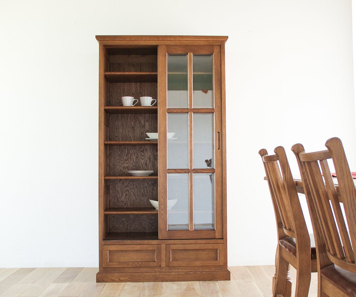 Japanese Furniture Kitanotakumi H No.7/No.8 Bookcase sliding Etsy
