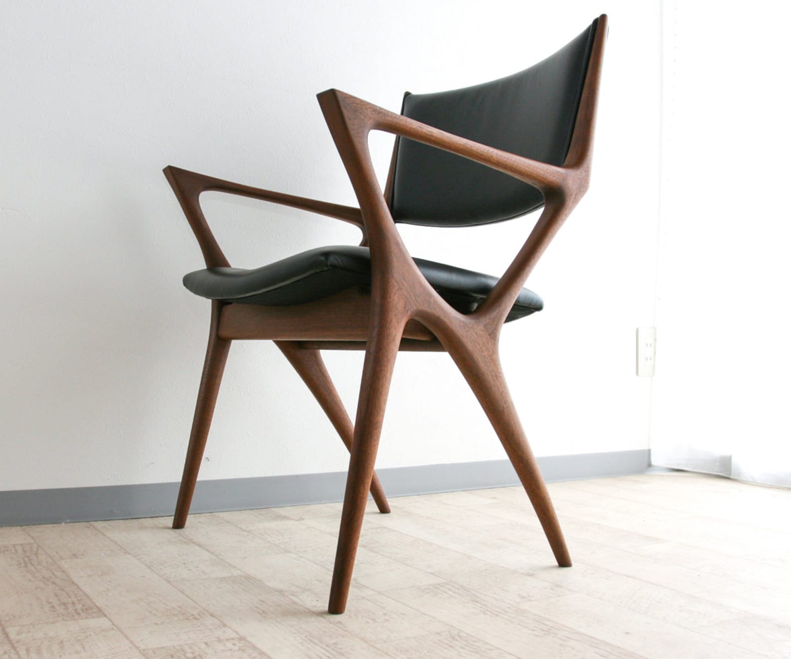 Japanese Furniture CREER Dining chair Etsy