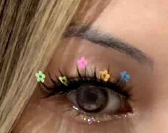 Custom Rainbow Flower magnetic lashes