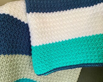 Crochet Afghan Blanket Large Crochet Afghan Blanket Handmade Warm Afghan Blanket Housewarming Gift Crochet Afghan Blanket