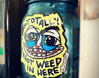 Stash Jar sticker