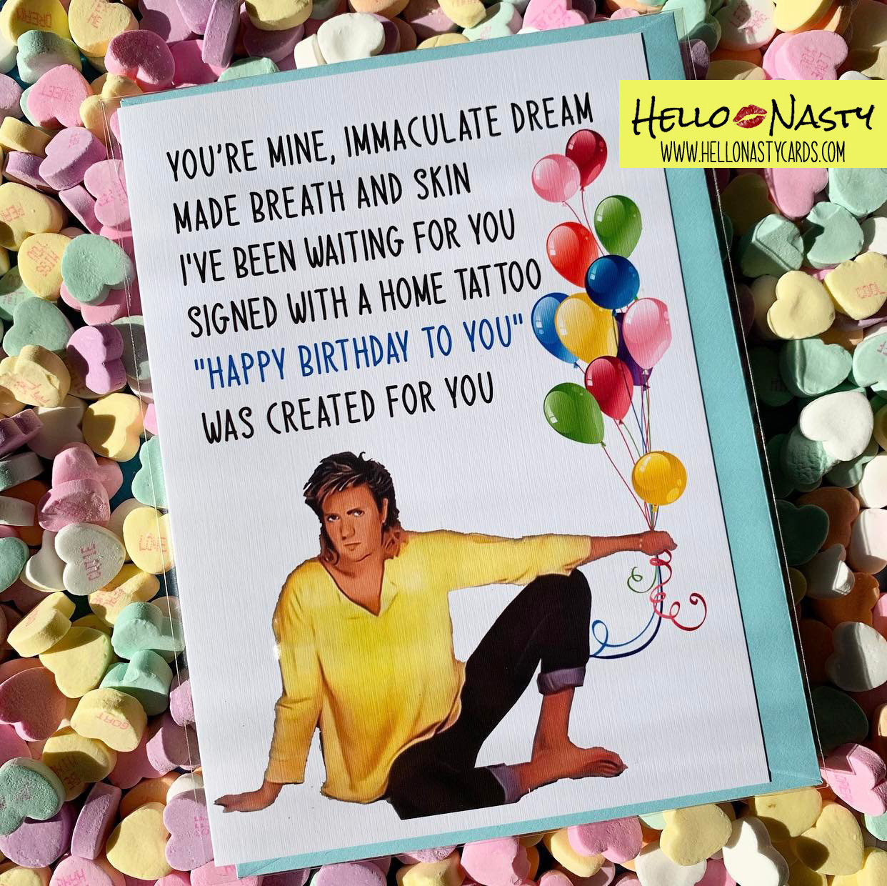 Happy Birthday to You Was Created for You, Birthday Card, Greeting Card