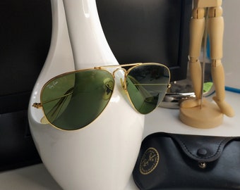 Ray Ban B&L Leathers Shooter 62mm Vintage Sunglasses - Etsy