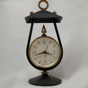 French Alarm desk clock called TERNIC by Jaz, 1967