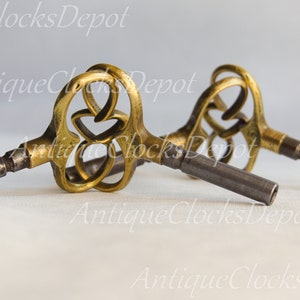 One photo Steel bronze clock keys Lots of old keys Banner Close-up - Instant Digital Download One photo only!