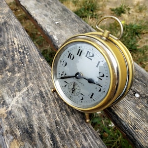 Tapageur Vintage French Alarm Desk Clock