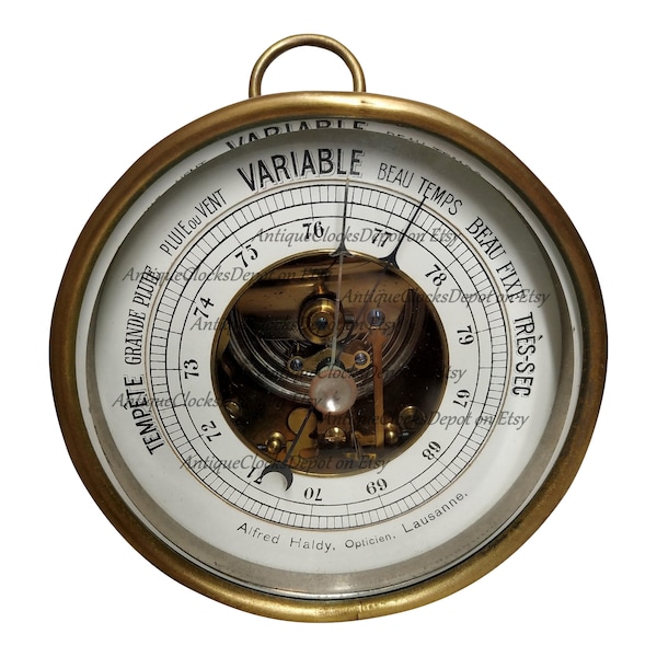 Table barometer Clock Overlays In Png Format, Photoshop Overlay, Photo Overlay, Png, Clipart,  Antique clock Instant Digital Download Photos