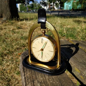 Mechanical Mid-century "Blessing" West Germany Metal Vintage Wind-Up Alarm clock