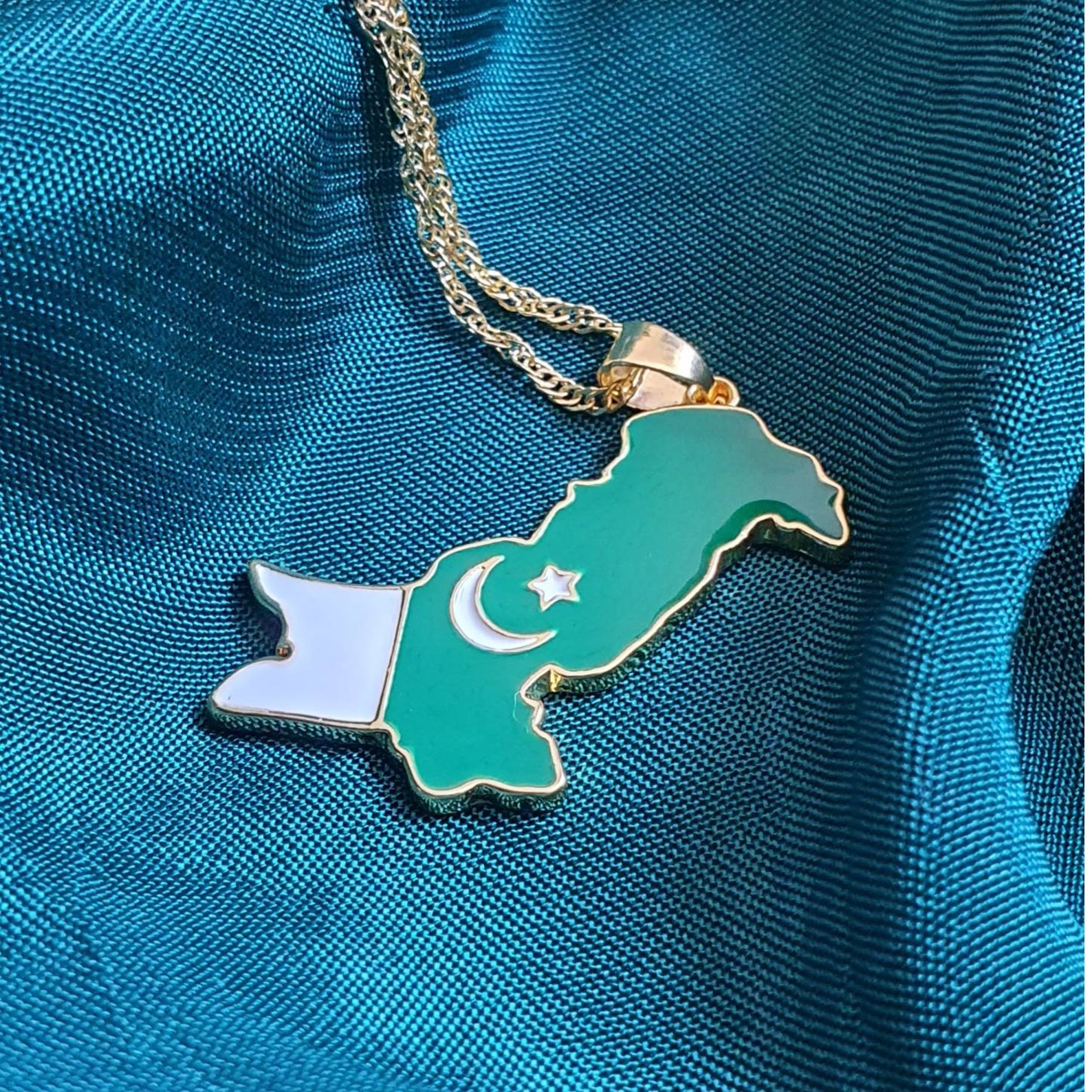Pakistan necklace 18K gold plated Etsy