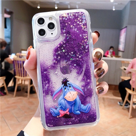 Clearance Disney Eeyore Glitter Iphone Shell Case Etsy