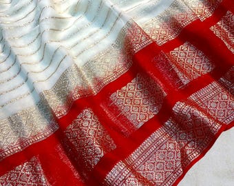 Viscose Georgette Saree