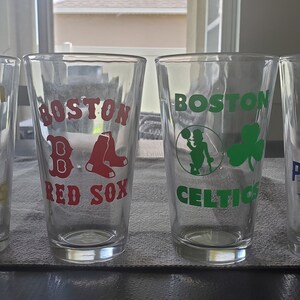 Boston Sports Pint Set of 4