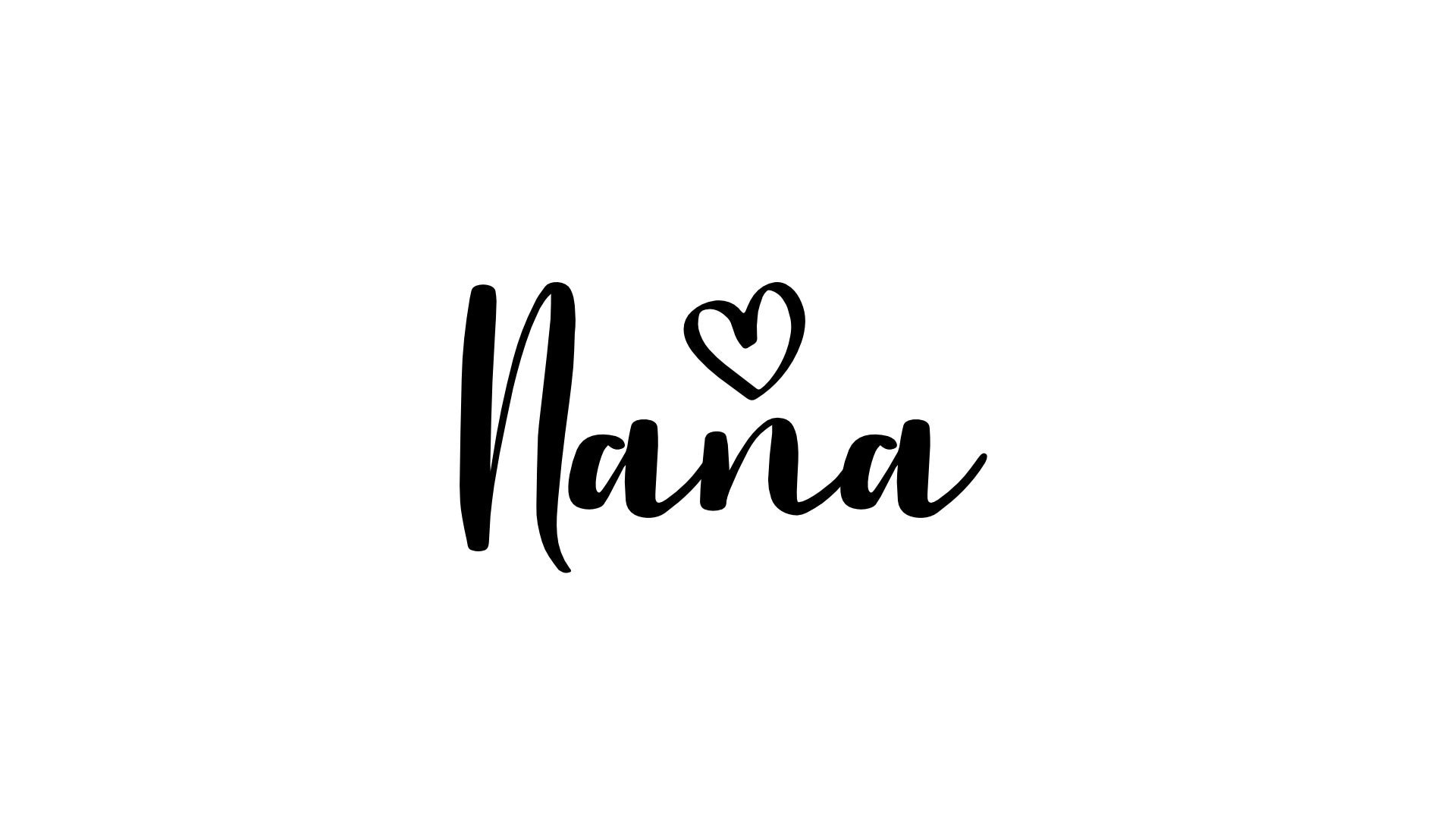 Nana Heart SVG Nana Svg Png and Jpg Files Included - Etsy Australia