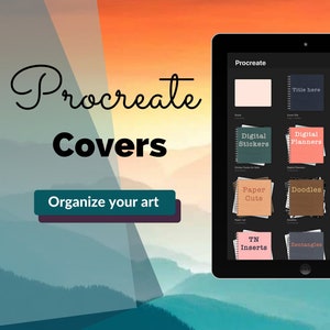 Procreate Stack Covers: Organize Digital Art (Instant Download)