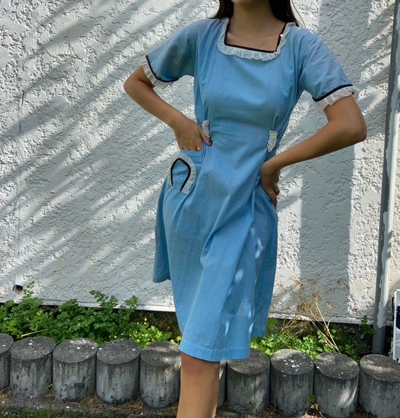 vintage diner dress