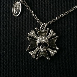 Vivienne Westwood Necklace Skull and Cross - Etsy