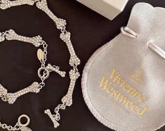 vivienne westwood dogbone necklace and bracelet set