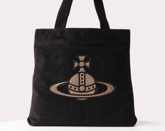 vivienne westwood saturn orb large tote bag