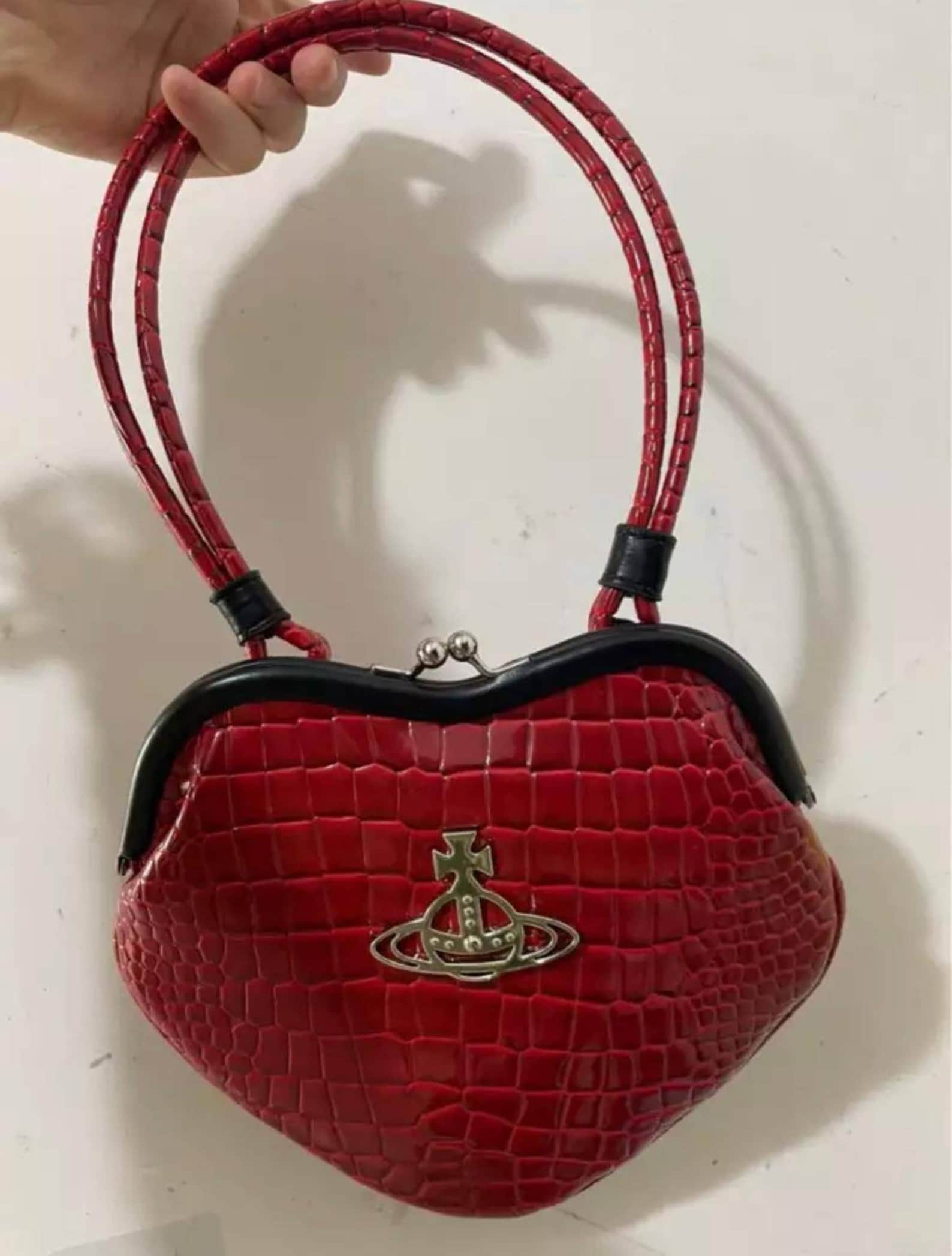 Vivienne Westwood Heart Frame Handbag Etsy