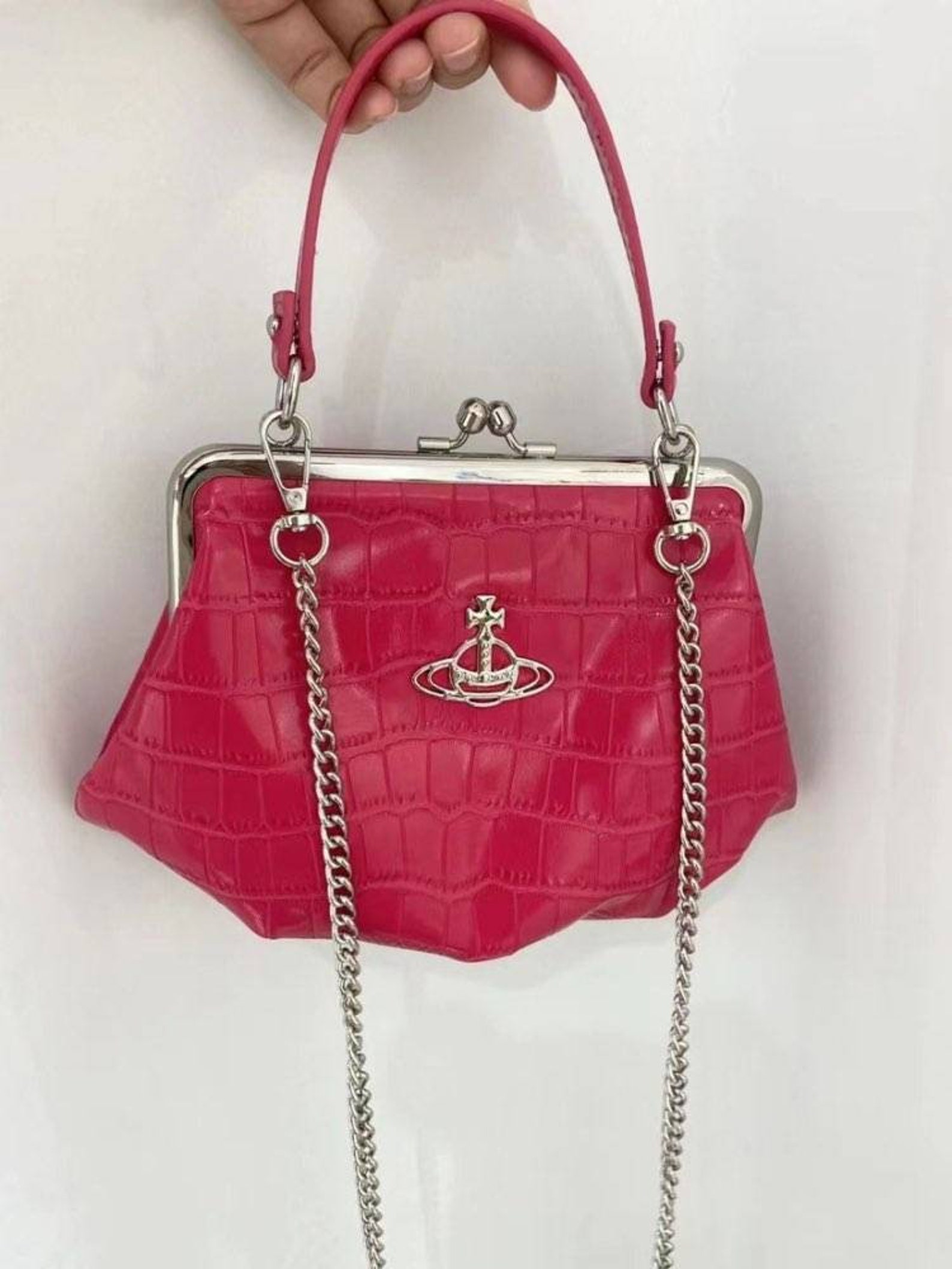 Vivienne Westwood Chain Shoulder Bag Hand Bag Nana Anime Etsy