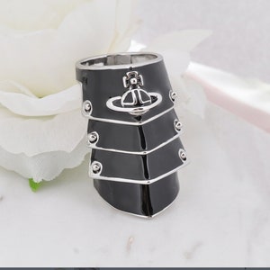 nana anime armour ring,vivienne westwood ring,armor ring image 6