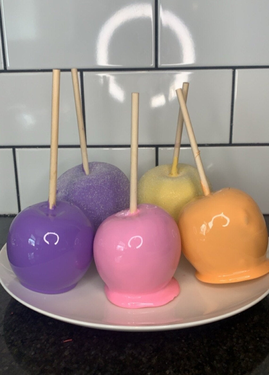 Flavored Candy Apples Etsy