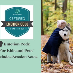 Emotion Code Session for pets and youth