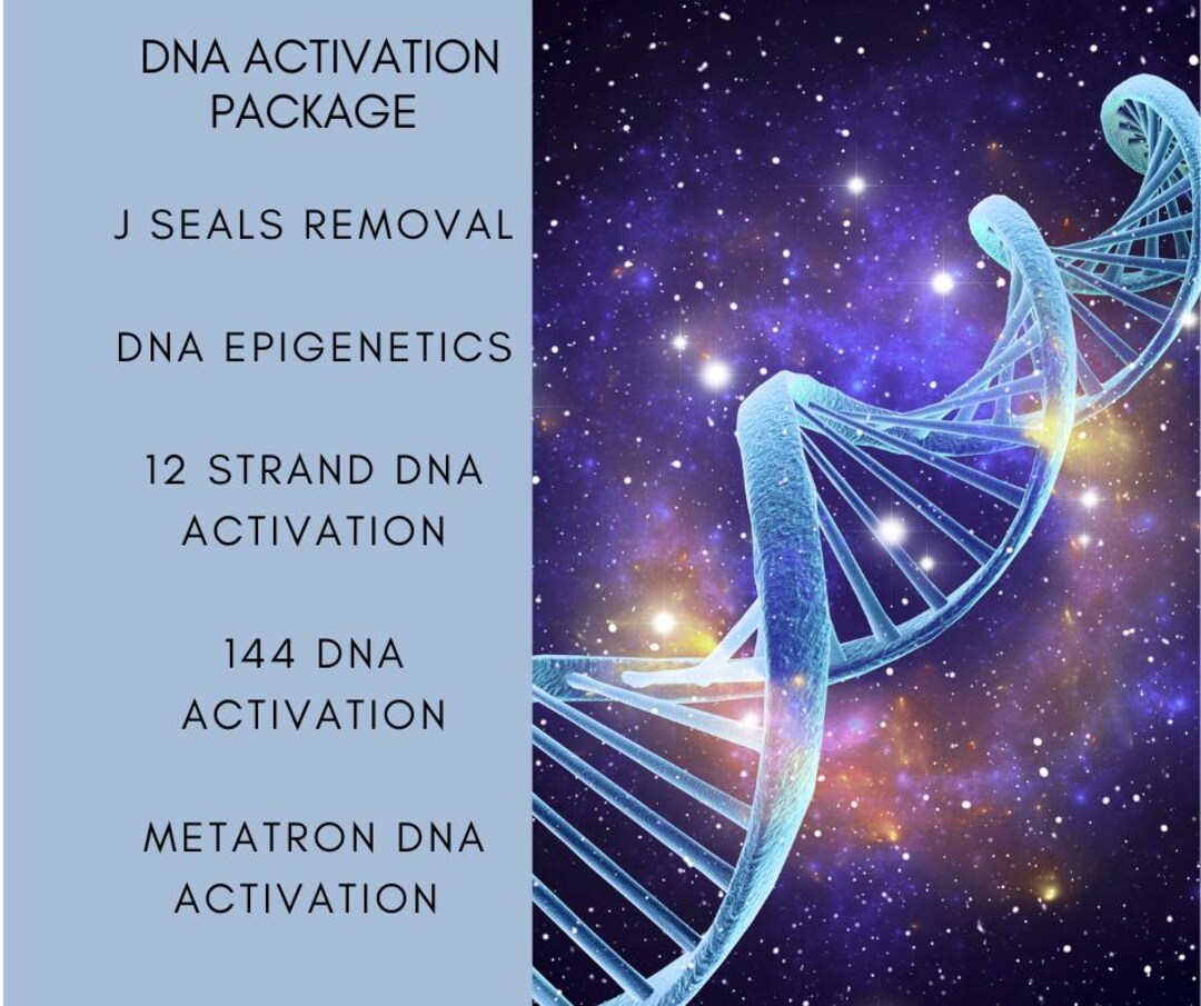 DNA Activation Package | 12 Strand, Metatron, 144 | DNA Epigenetics | J ...