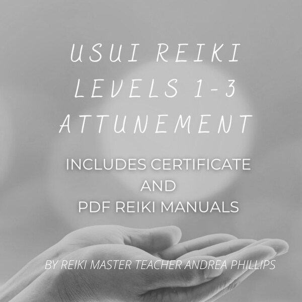 Manual Usui Reiki y Sintonización Niveles 1 al 3