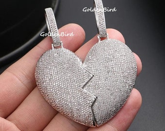 Custom Made Broken Heart Diamond 