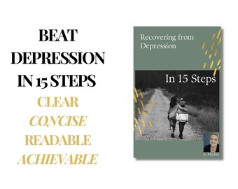 Recover from Depression in 15 Steps - eBook  Depression Anxiety Self Help Mood Diary Group Therapy Sleep Hygiene Medication Digital Download