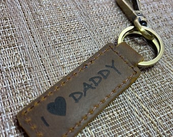 Gift ,custom engrave logo  Leather Keychain, Personalized Custom Logo Keyring, Custom Made Gift, Handmade, Best Gift For All Occasions