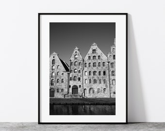 Salt storage in Lübeck | Print