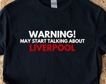 Liverpool Inspired T Shirt, Football Fan Shirt UK, Red Supporter Tee, Match Day Shirt, Gift for Football Fan