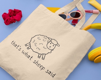 Bolsa de mano de oveja, regalos para amantes de las ovejas, regalo para una amiga, regalo para ella, bolsa de compras en el Reino Unido, bolsa para toda la vida en el Reino Unido, regalo de oveja en el Reino Unido, regalos de Navidad
