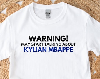 Kylian Mbappe Kinder T-Shirt, Geschenk für Mbappe Fan, PSG, Kylian Mbappe Geschenke, Mbappe PSG, Kylian Mbappe Geschenk, Football Shirts, Mbappe Druck