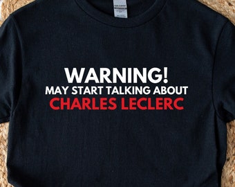 Charles Leclerc Inspired T Shirt, F1 Fan Shirt UK, Racing Driver Tee, Formula One Gift, Motorsport Shirt