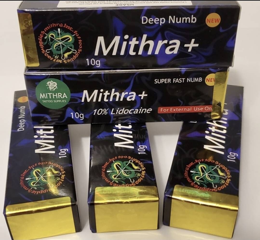 Mithra Plus Tattoo Numbing Cream Authentic USA Etsy