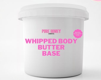 Whipped Body Butter Base | Made with Shea Butter and Kokum Butter | Non-Greasy Formula | For dry, cracked skin| Make your own body butter|